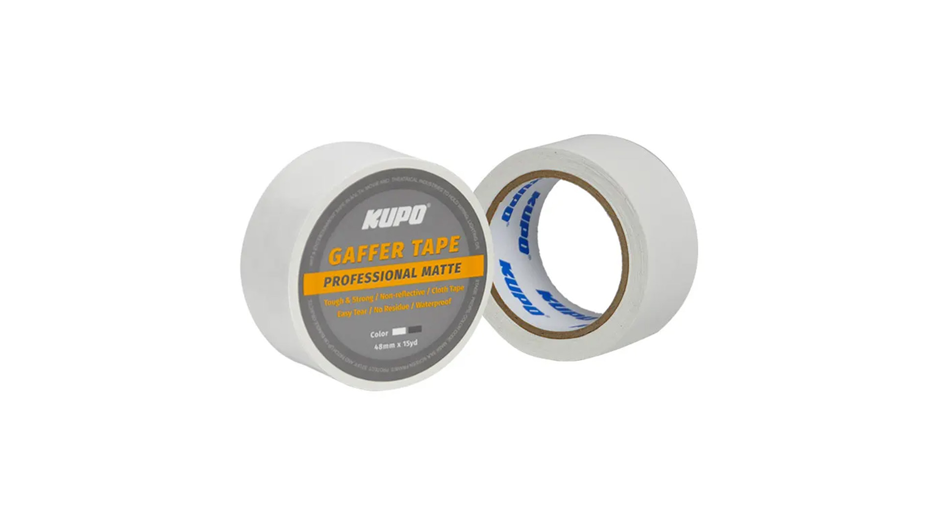 Kupo GTM-515W Gaffer tape white 13m
