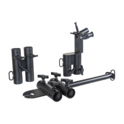 Braccio a doppio tubo Kupo KCP-612DB per tubi da 1-1/2” SCH.40 (48,3 mm) - nero