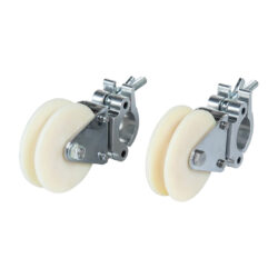 Accoppiatore Kupo KCP-833PLY con carrucola per tubo da 48-51mm - Set da 2