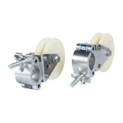 Accoppiatore Kupo KCP-833PLY con carrucola per tubo da 48-51mm - Set da 2