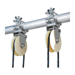 Accoppiatore Kupo KCP-833PLY con carrucola per tubo da 48-51mm - Set da 2