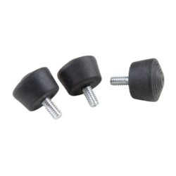 Piedini universali Kupo KS-354 in gomma con filettatura 1/4"-20x13mm - kit da 3
