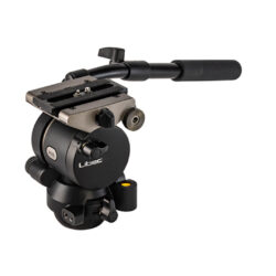 HS-150MC_Libec_Kit treppiede Libec HS-150MC con doppia testa e base a scatto - spreader intermedio e tubo in carbonio