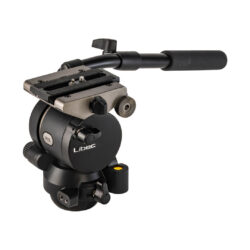 Kit treppiede Libec HS-150 con base a doppia testa e piastra a scatto