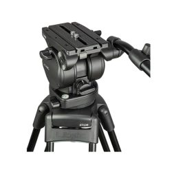 Libec LX-10Q Kit Treppiede Video con Testa Fluida 16 kg e Stella a Terra
