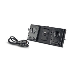 900-3618_Litepanels_Supporto doppia batteria V-Mount per Gemini 2 x 1 Soft RGBWW