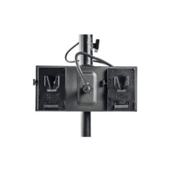 900-3618_Litepanels_Supporto doppia batteria V-Mount per Gemini 2 x 1 Soft RGBWW