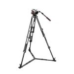 Kit treppiede video 546GB, testa fluida 504HD e base a stella 165MV per telecamere e fotocamere con portata fino a 12kg
