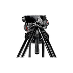 504HD,546GBK_Manfrotto_Kit treppiede video 546GB, testa fluida 504HD e base a stella 165MV per telecamere e fotocamere con portata fino a 12,0 kg