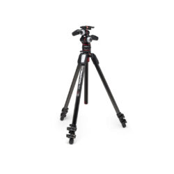 MK055CXPRO33WQR Manfrotto Treppiede Manfrotto in carbonio 3 sezioni con testa a 3 vie