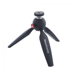 Treppiede da tavolo PIXI nero per macchine fotografiche, smartphone e microLED