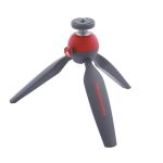 Treppiede da tavolo PIXI rosso per macchine fotografiche, smartphone e microLED
