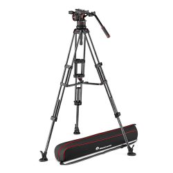 MVKN12TWINMC_Manfrotto_Kit Manfrotto Nitrotech N12 con treppiede a gamba doppia