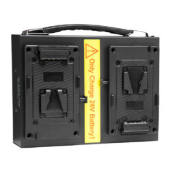Carica batterie dual Nanlite BT-CGV-26V-2 V-Mount 26V