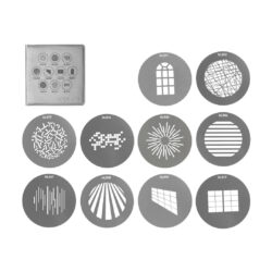 Set Nanlite 10 dischi GOBO 1 per proiettore PJ-BM