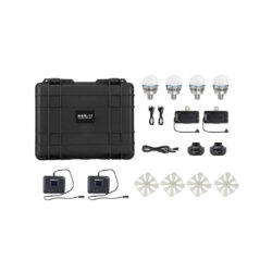 Lampadina LED PavoBulb Nanlite - kit 4 pezzi con accessori