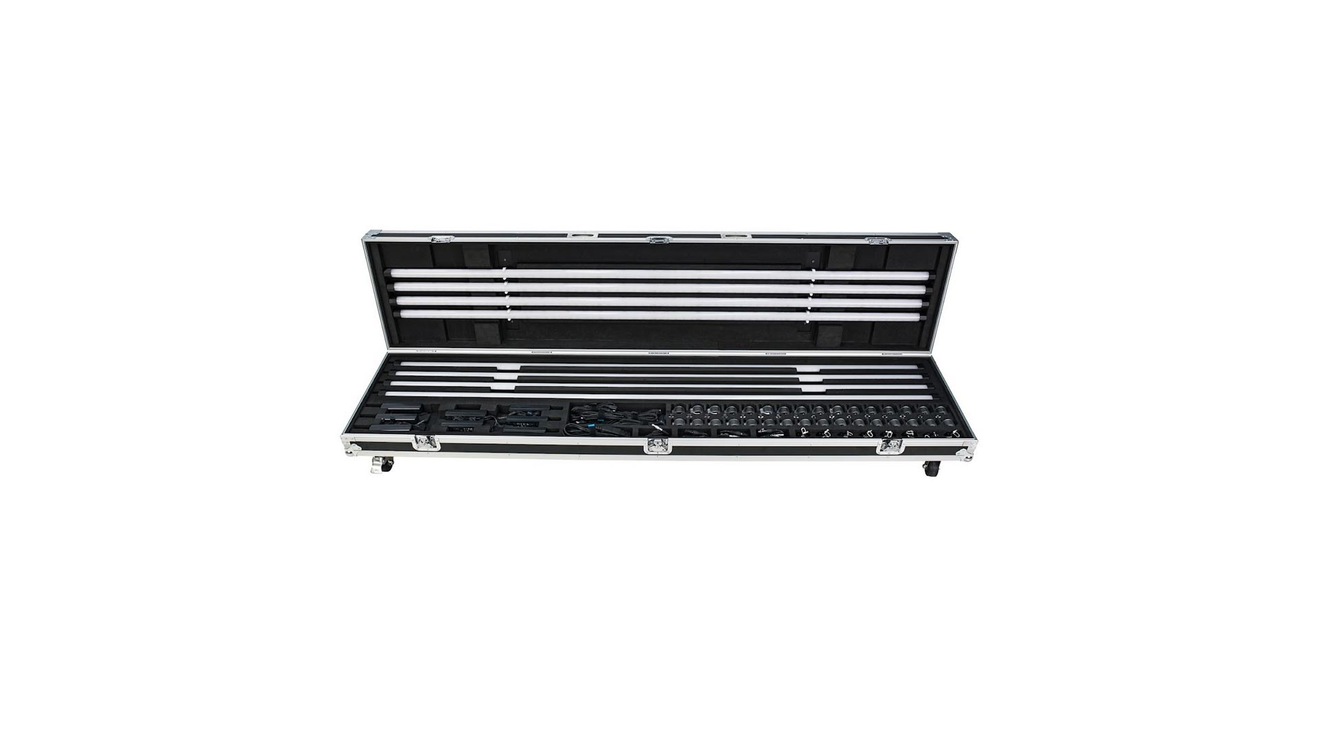 Luce LED Nanlite Pavotube II 60X - Kit da 8 pezzi con flight case