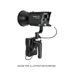 2130252_Nanlite_Battery Grip Nanlite BT-BG-XLR4 per batterie V-Mount con connettore 4-Pin XLR per luce LED Forza 150