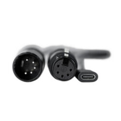 Cavo USB-C Nanlite CB-DMX-USBC-1/3 con 3 attacchi DMX per Pavotube T8-7X