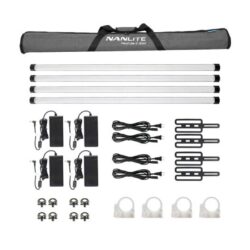 Luce LED Nanlite Pavotube II 30XR - Kit da 4 pezzi (con LumenRadio)