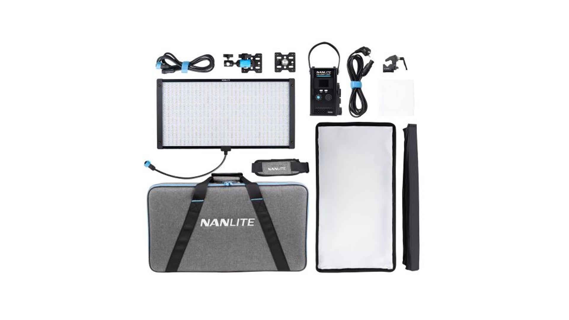 Pannello LED Nanlite PavoSlim what's in the box
