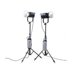 Trolley Case Kit Nanlite FC-500B LED con due luci bicolore e stativo light