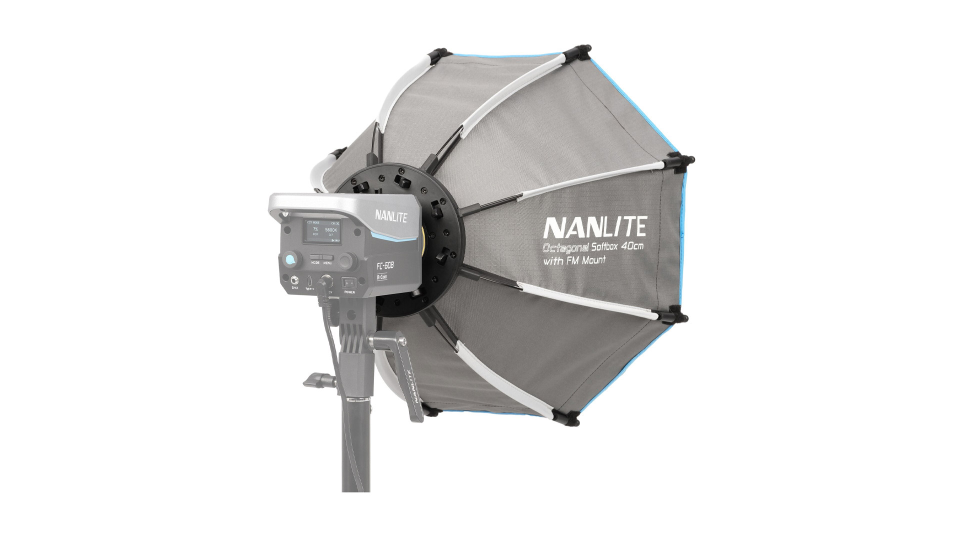 Softbox ottagonale Nanlite SB-FMM-O-40 per luci con attacco FM