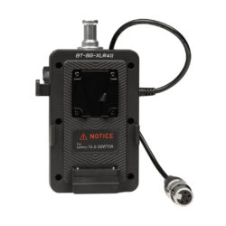 Battery grip Nanlite BT-BG-XLR4II per batterie V-Mount con connettore 4 Pin XLR per luci LED Forza 150 e FC120B