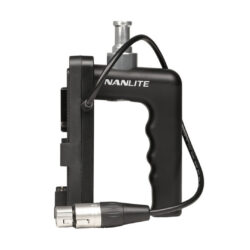 Battery grip Nanlite BT-BG-XLR4II per batterie V-Mount con connettore 4 Pin XLR per luci LED Forza 150 e FC120B