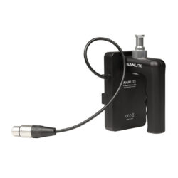 Battery grip Nanlite BT-BG-XLR4II per batterie V-Mount con connettore 4 Pin XLR per luci LED Forza 150 e FC120B