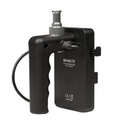 Battery Grip Nanlite BT-BG-V per batterie V-Mount con connettore DC per luce LED Forza 60