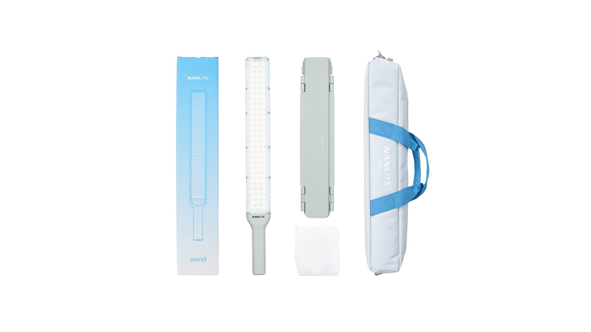 Nanlite Wand LED Full Color Luce portatile Blu Menta