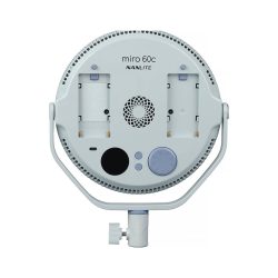 Panel de luz LED redondo Nanlite Miro 60C azul menta 4