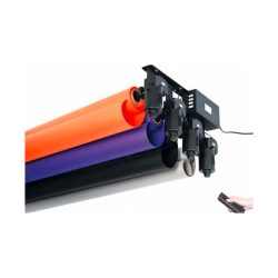 Nanlite BE-3R Elektrisches Backdrop Set mit Funksteuerung für 3 Rollen