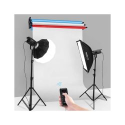 Nanlite BE-3R Elektrisches Backdrop-Halter-Set mit Funksteuerung für 3 Rollen 2