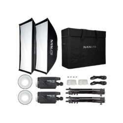 2130773_NANLITE_Kit Nanlite FS-200 con 2 LED Spot, softbox e stativi