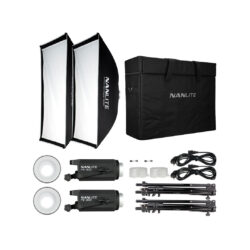 2130774_NANLITE_Kit Nanlite FS-300 con 2 LED Spot, softbox e stativi