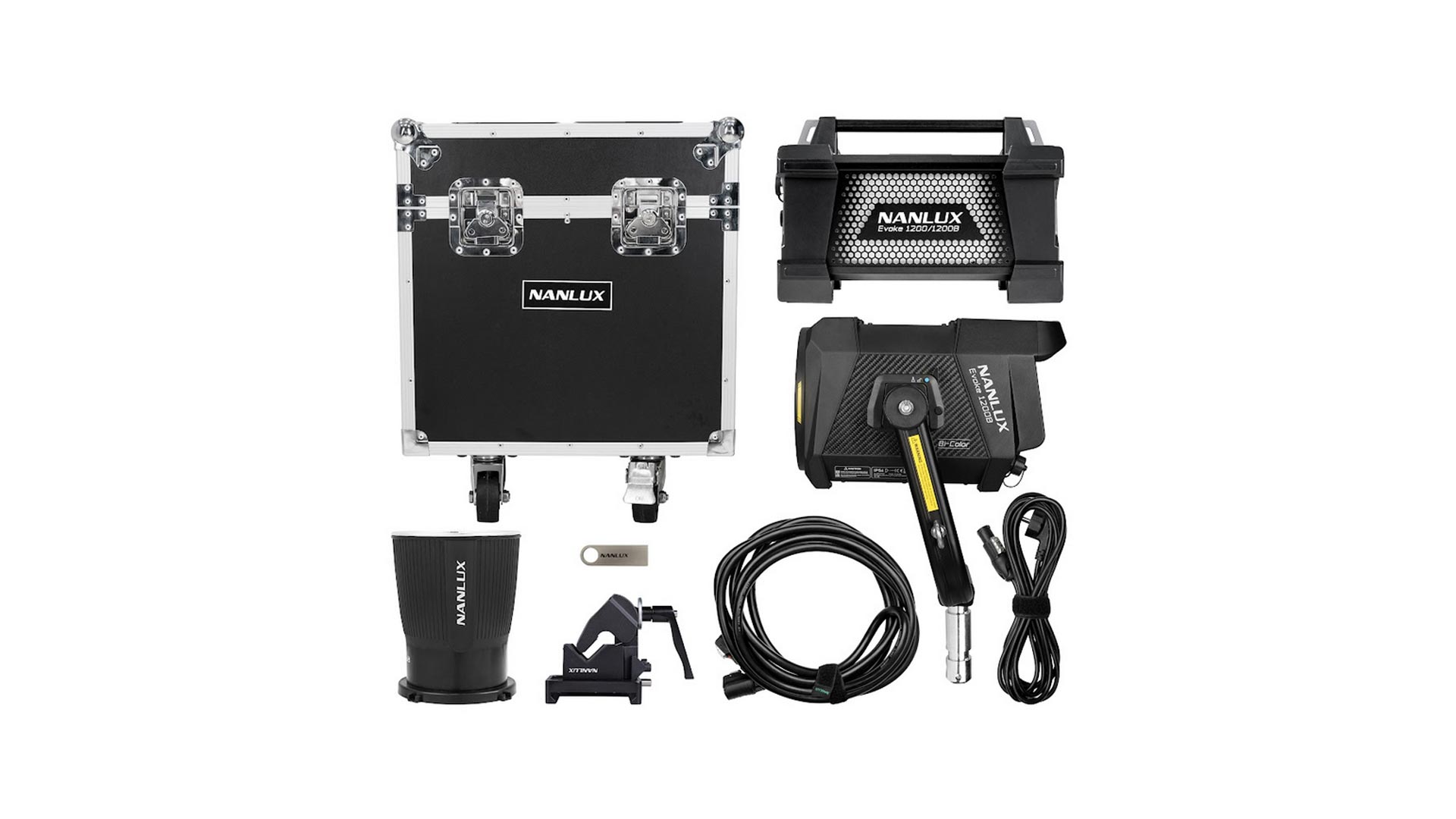 2130843_Nanlite_Luce LED Nanlux spot Evoke 1200B bicolore con flight case