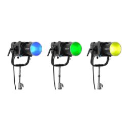 2130851_Nanlite_Luce LED Nanlux spot Evoke 900C ST-KIT bicolore con controllo remoto e trolley