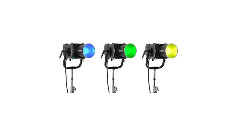 2130851_Nanlite_Luce LED Nanlux spot Evoke 900C ST-KIT bicolore con controllo remoto e trolley