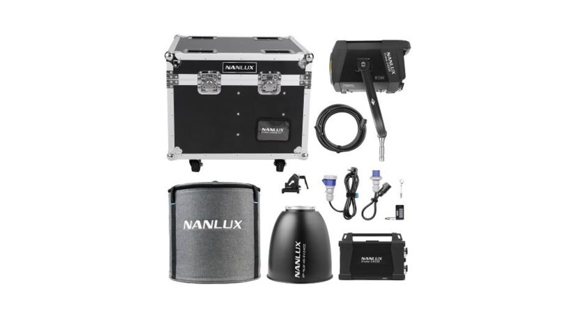 Kit Luce LED Nanlux spot Evoke 2400B bicolore con flight case e riflettore 45 con attacco NL