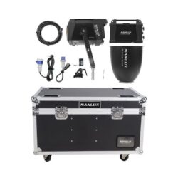 Kit Luce LED Nanlux spot Evoke 2400B bicolore con flight case e riflettore 45