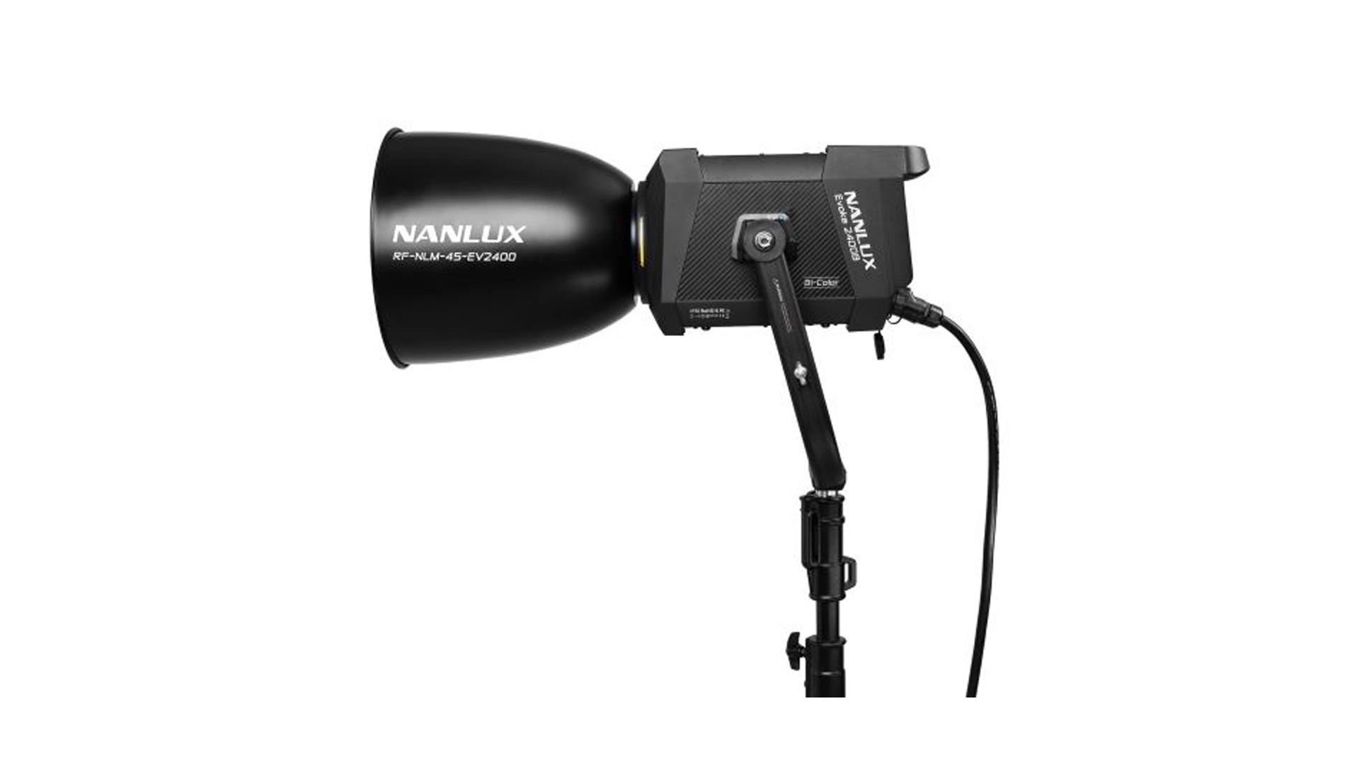 Kit Luce LED Nanlux riflettore vista laterale