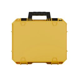 Custodia rigida Gutek Tortoise T-230 41,7×32×17,9cm in gomma gialla 13