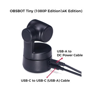 Cavo di alimentazione da USB-A a DC per Obsbot Tiny