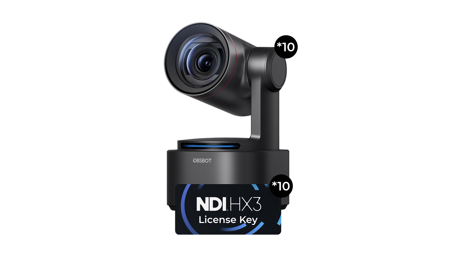 Obsbot PTZR Tail 2 4K AI-Powered - Set Studio Combo - telecamera per la produzione live