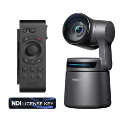 Obsbot PTZ Tail Air 4K AI-Powered - telecamera per streaming con telecomando Smart