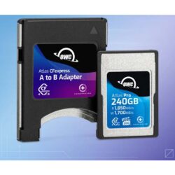 OWC Atlas Pro 240 GB - Scheda di memoria CFexpress 4.0 Type A + Adattatore Type B