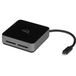 Lettore di schede di memoria OWC Atlas Dual USB 3.2 (3.1 2) Gen 2 Type-C - Nero