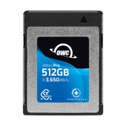 Scheda di memoria CFexpress Type B 4.0 OWC Atlas Pro 512 GB - R3650 MB/s W3000 Mb/s